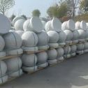 商洛 白麻花岗岩石材圆球，石球，挡车球，隔离球，景观石球，风水球等