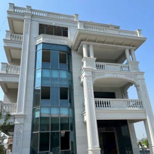 商洛 白麻花岗岩别墅外墙干挂效果展示