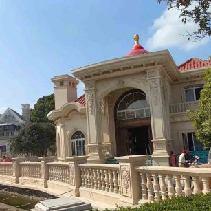 商洛 黄金麻花岗岩欧式别墅