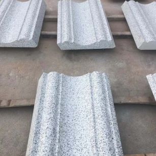 商洛 白麻花岗岩光面别墅线条