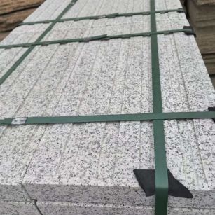 商洛 白麻花岗岩直行盲道石，盲条，地铺石