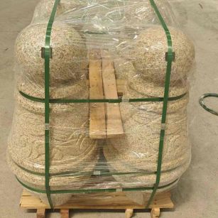 商洛 黄金麻异形定制雕花——棒棒糖挡车柱