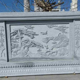 商洛 芝麻白大型照壁，屏风，影壁