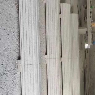 商洛 花岗岩厂家带你看白麻花岗岩门楼大柱柱皮