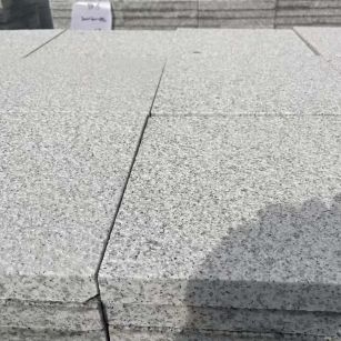 商洛 白麻花岗岩石材推荐 荔枝面地铺石