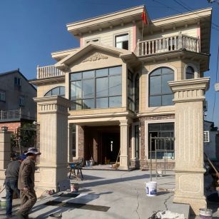 商洛 黄金麻花岗岩荔枝面别墅外墙干挂私家专属