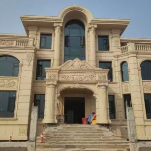 商洛 黄金麻花岗岩别墅外墙干挂