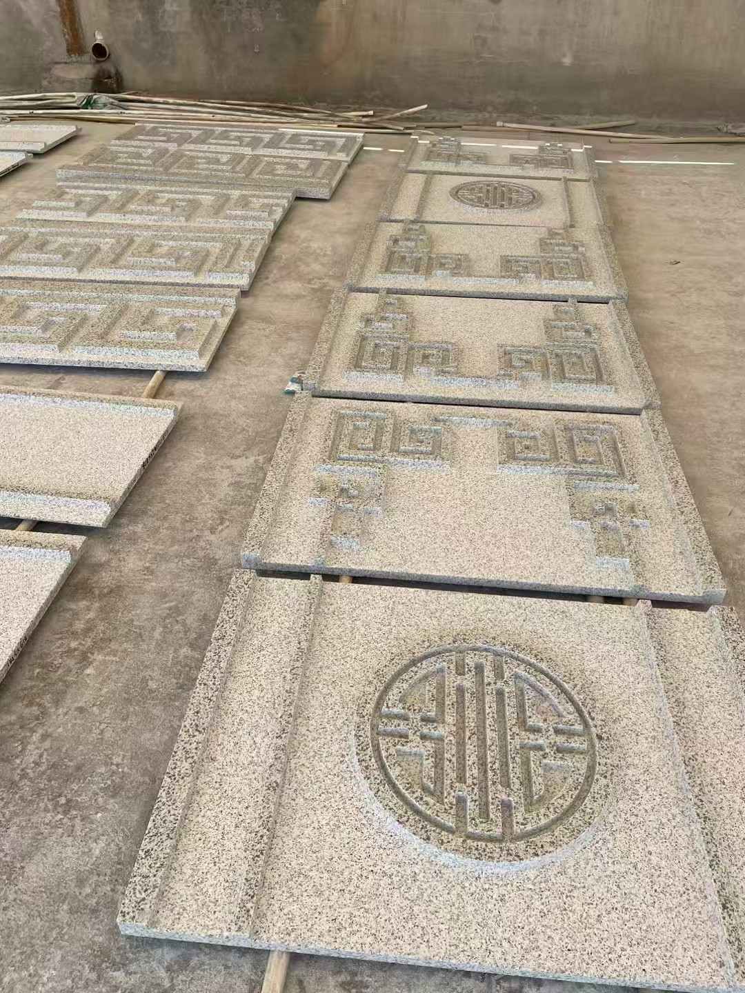 商洛 白麻花岗岩外墙立面雕刻板