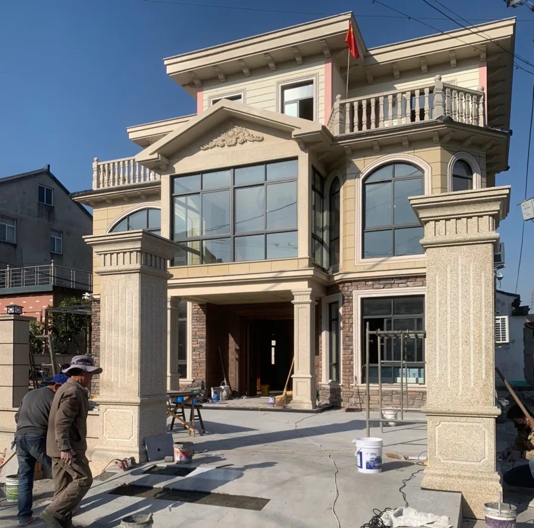 商洛 黄金麻花岗岩荔枝面别墅外墙干挂私家专属