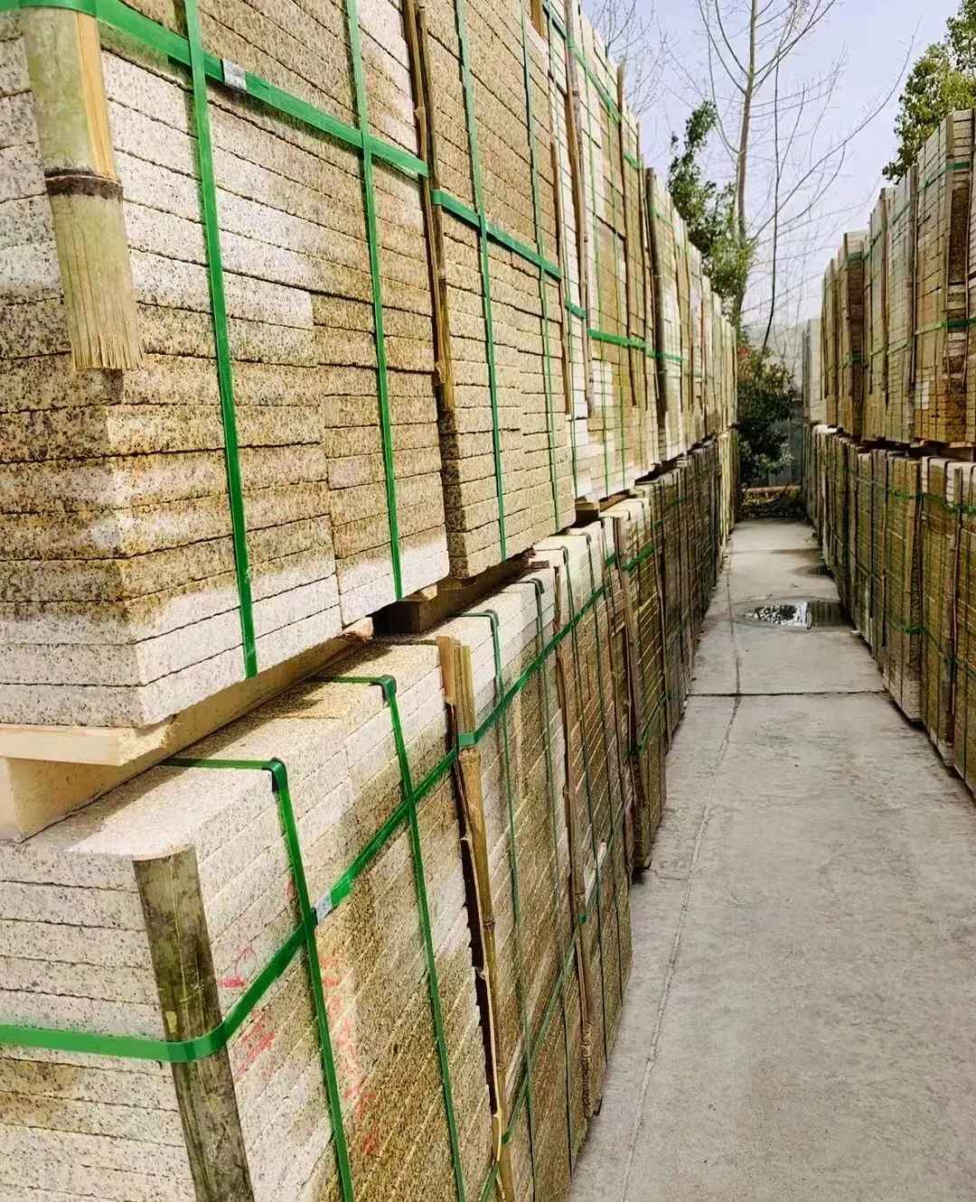 商洛 黄金麻花岗岩荔枝面地铺石