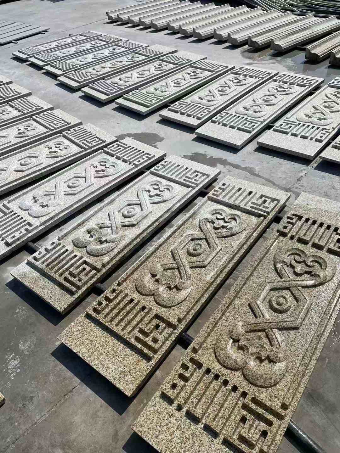 商洛 黄金麻花岗岩外墙雕刻板