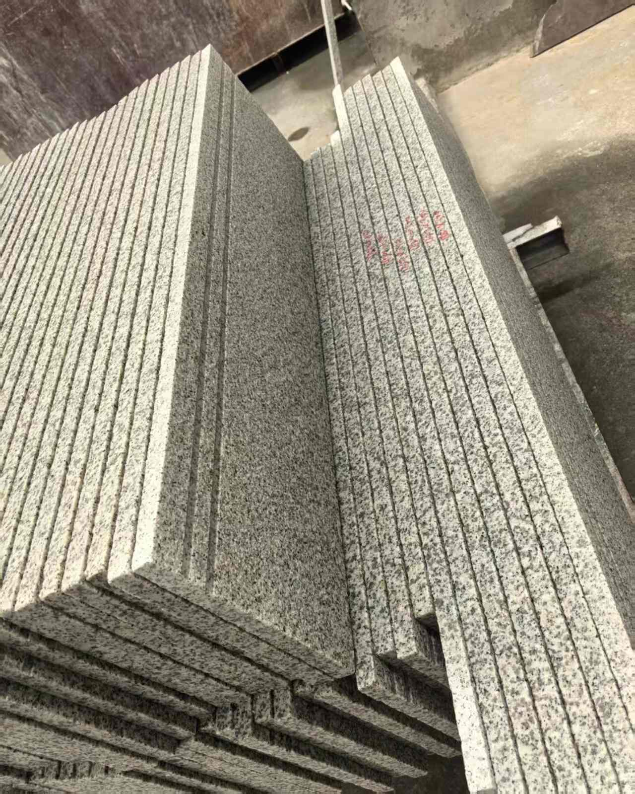 商洛 白麻荔枝面花岗岩楼梯踏步